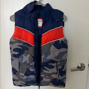 Mini Boden boys size L Kids puffer Vest